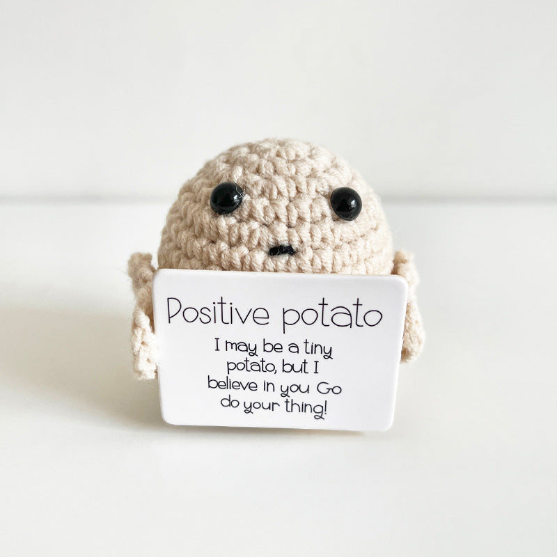 Funny Expression Potato Crochet Doll