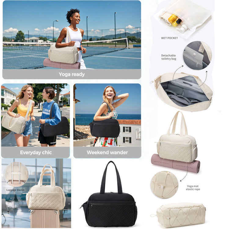Yoga Bag Weekender Overnight Travel Duffle Bag