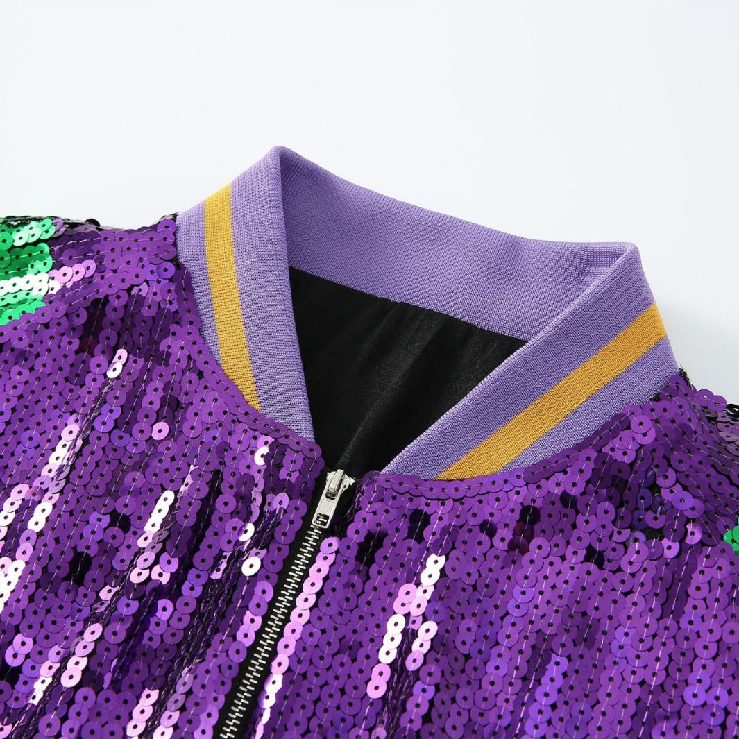 Mardi Gras Sequins Jacket