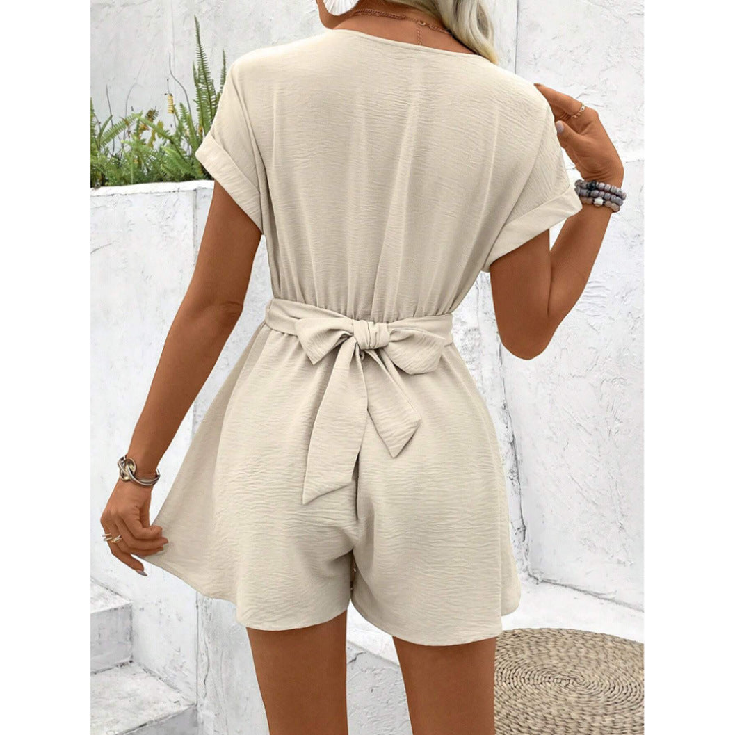 Knot Waist Romper
