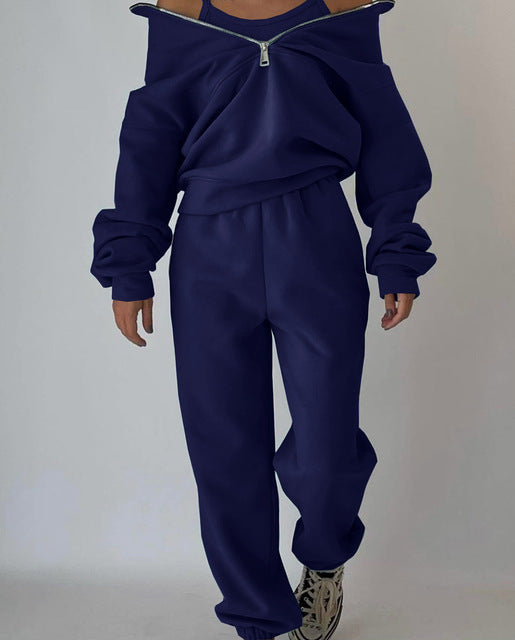 Cozy 2 Pieces Set(fleece Inside)