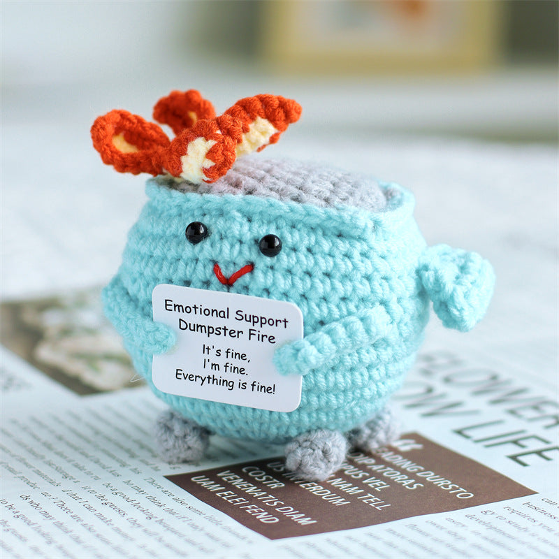 Funny Expression Potato Crochet Doll