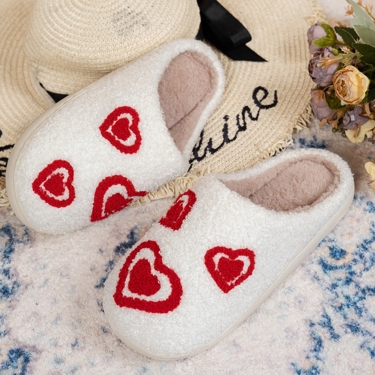 Valentine Theme LOVE Slipper