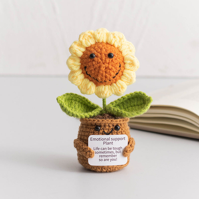 Funny Expression Potato Crochet Doll