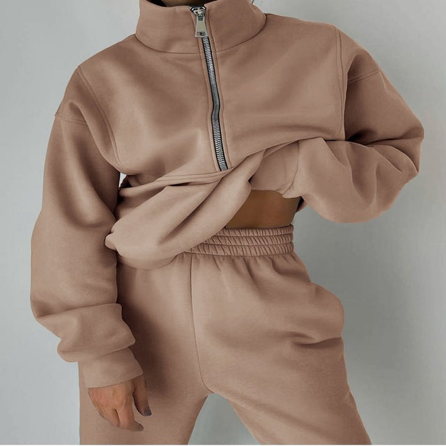 Cozy 2 Pieces Set(fleece Inside)