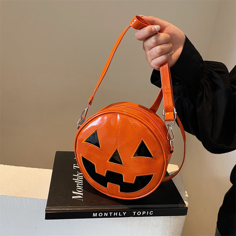 Pumpkin bag women's bag skull crossbody bag cosmetic bag