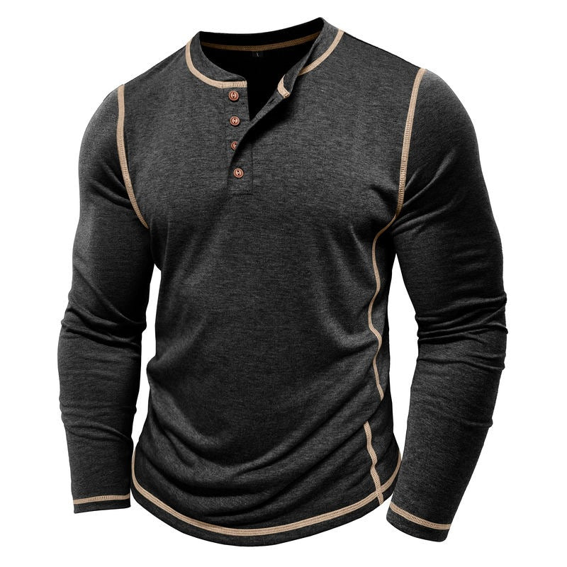 Men's Button Collar Top
