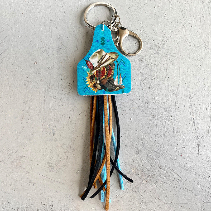 Western Style Animal Keychain|2PC
