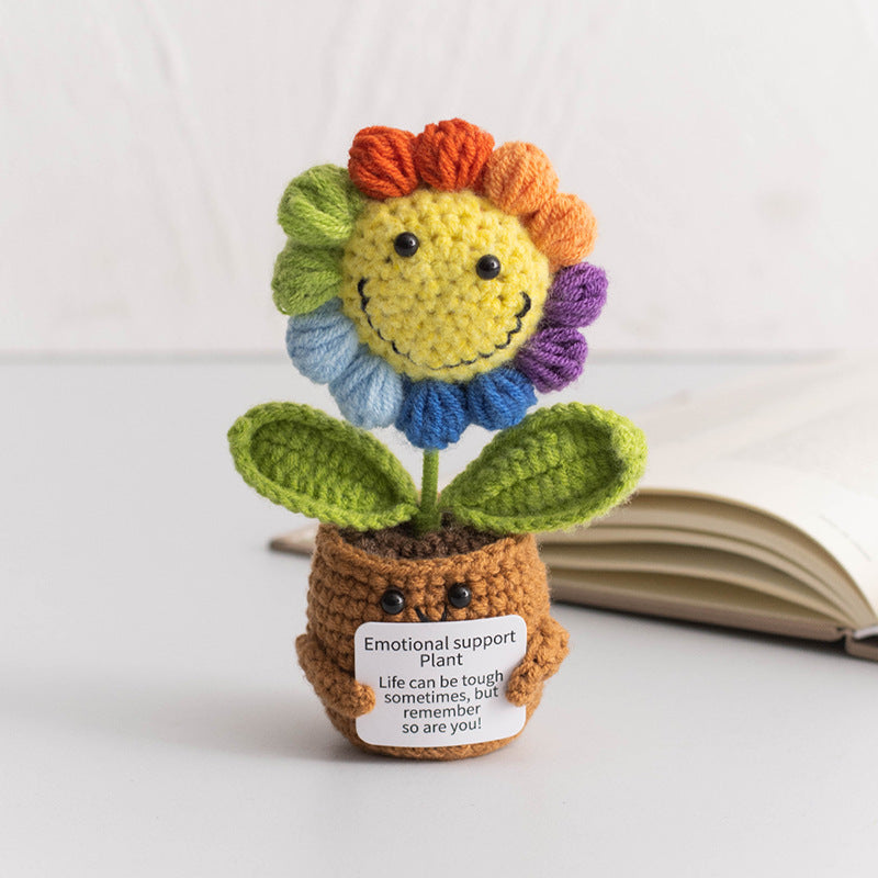 Funny Expression Potato Crochet Doll