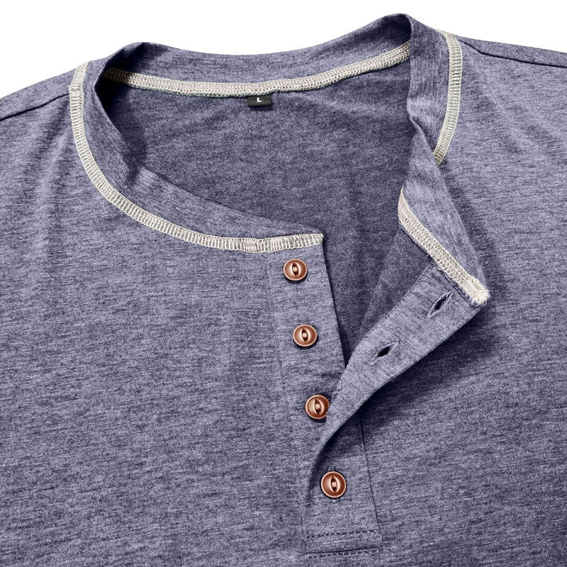 Men's Button Collar Top