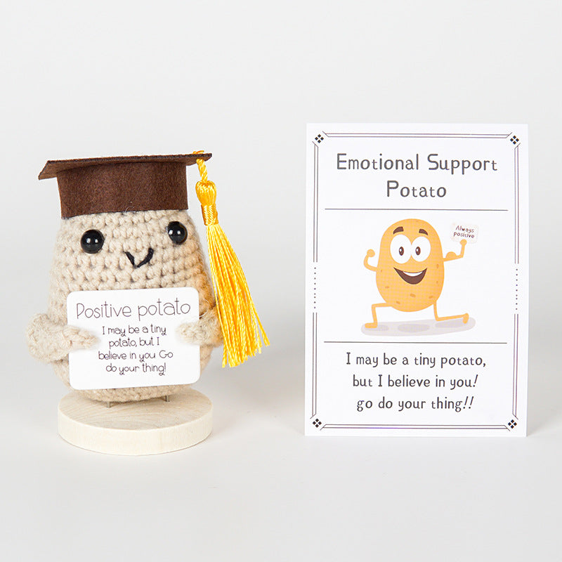 Funny Expression Potato Crochet Doll