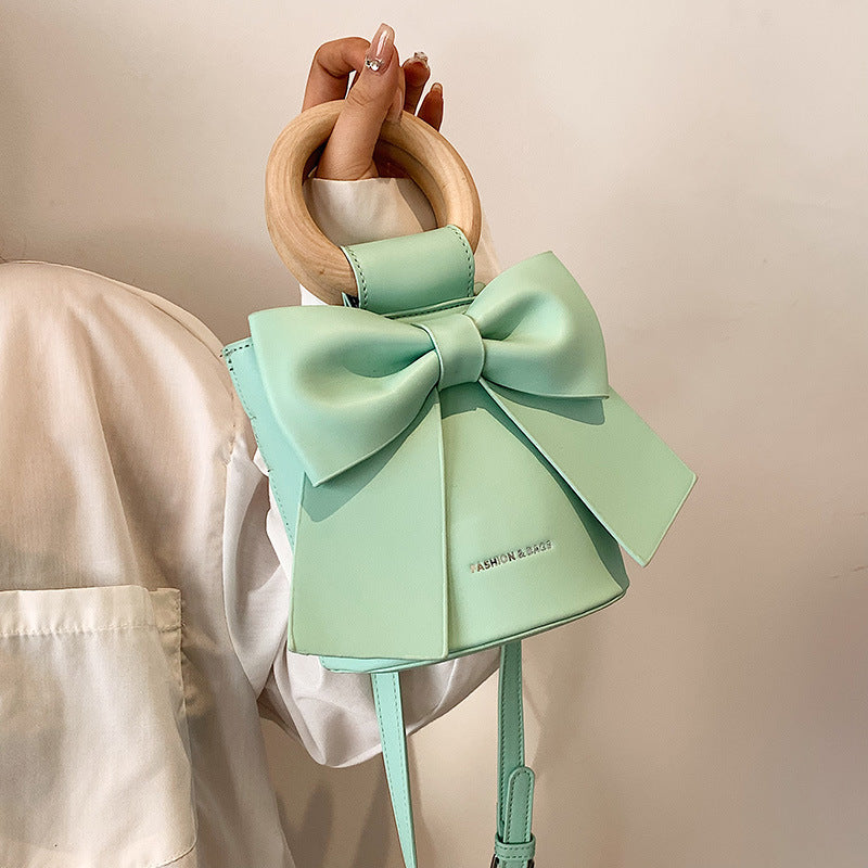 Bow Fashion Bucket Bag