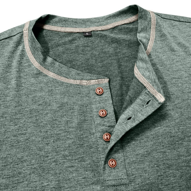 Men's Button Collar Top
