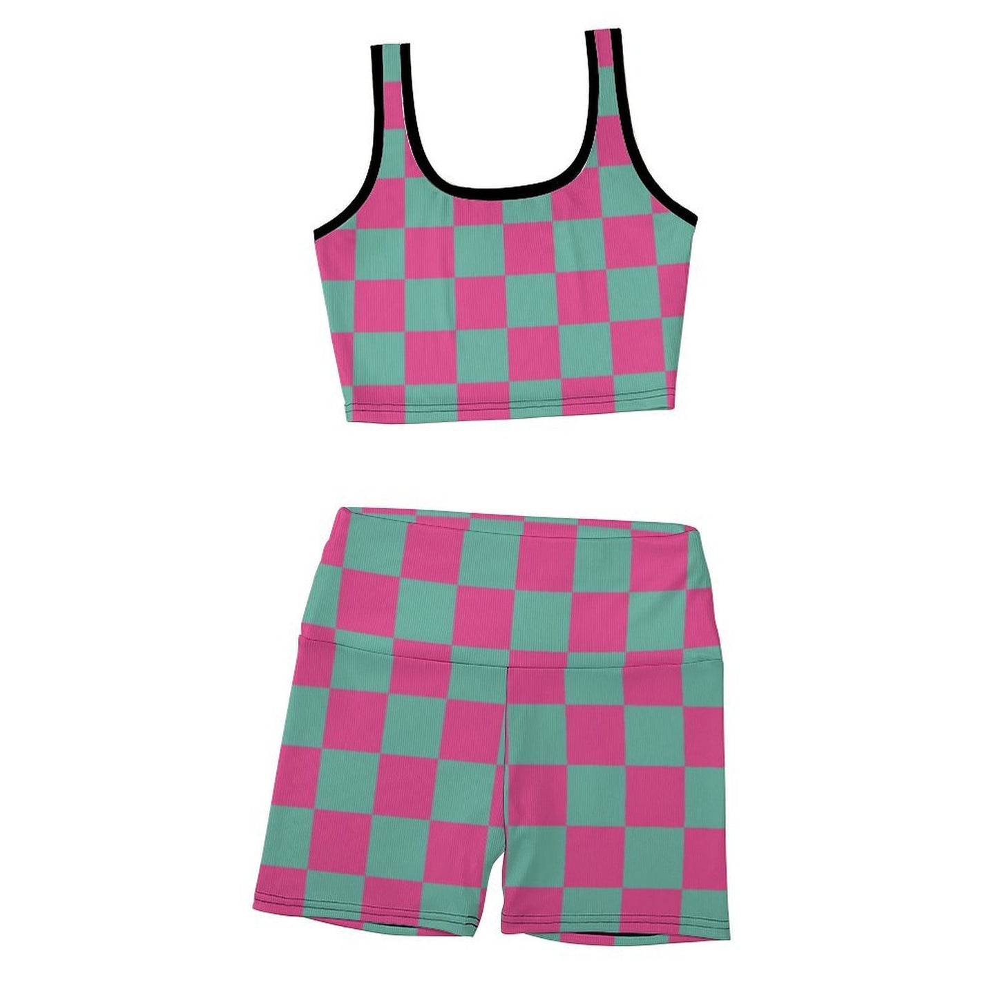 Custom Printed Yoga Vest Set(1-20)
