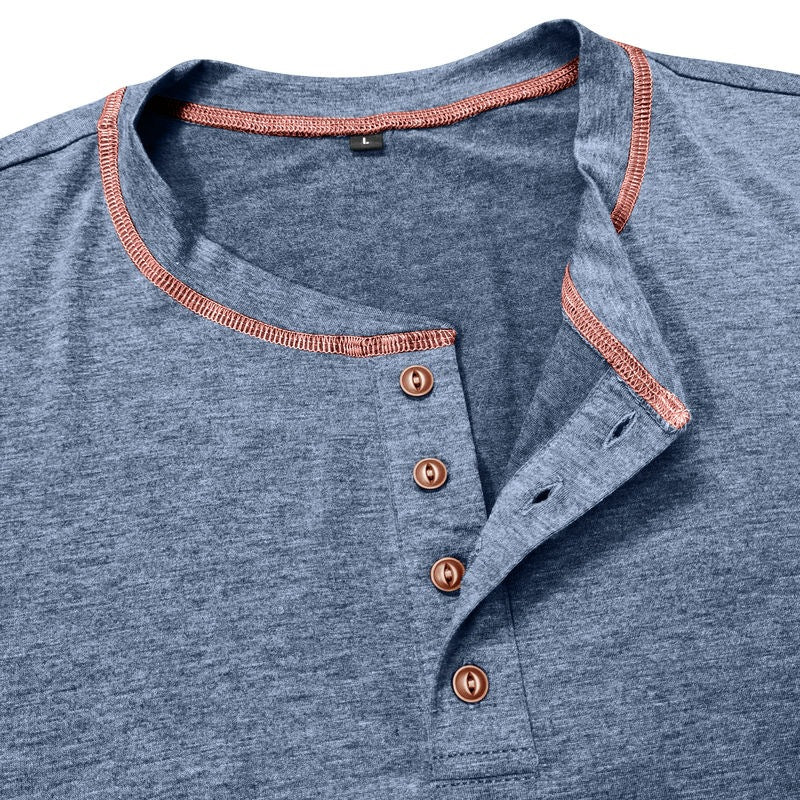 Men's Button Collar Top