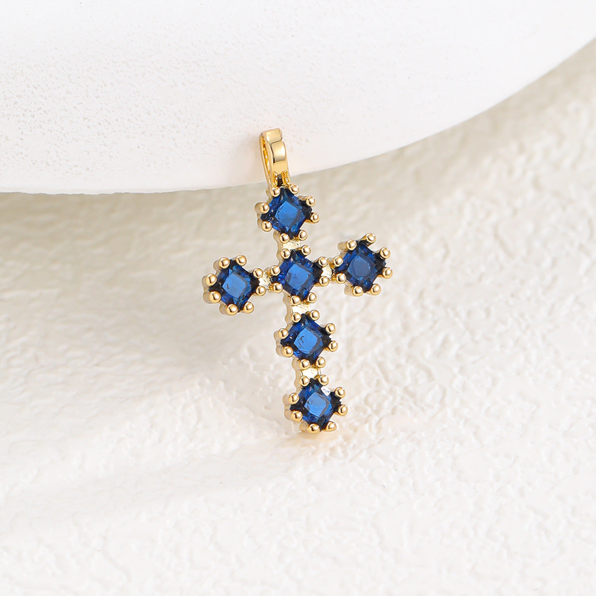 Zircon Cross Necklace