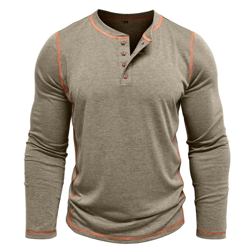 Men's Button Collar Top