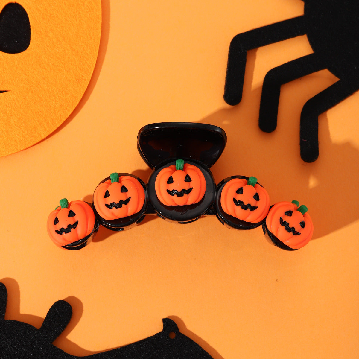 Halloween Pumpkin Head Hair Clip(MOQ3)