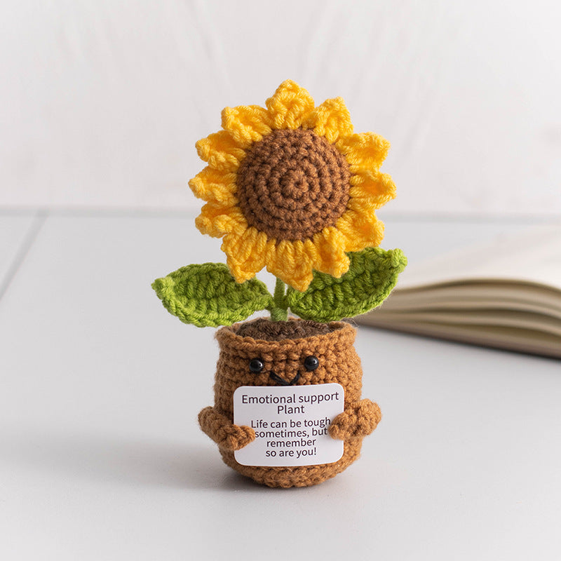 Funny Expression Potato Crochet Doll