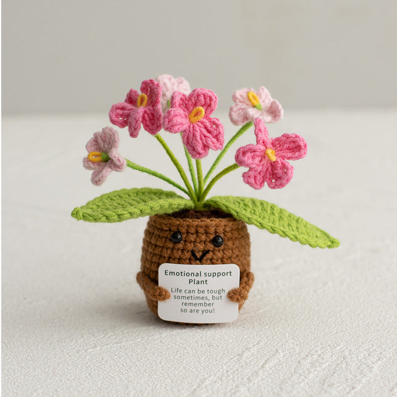 Funny Expression Potato Crochet Doll