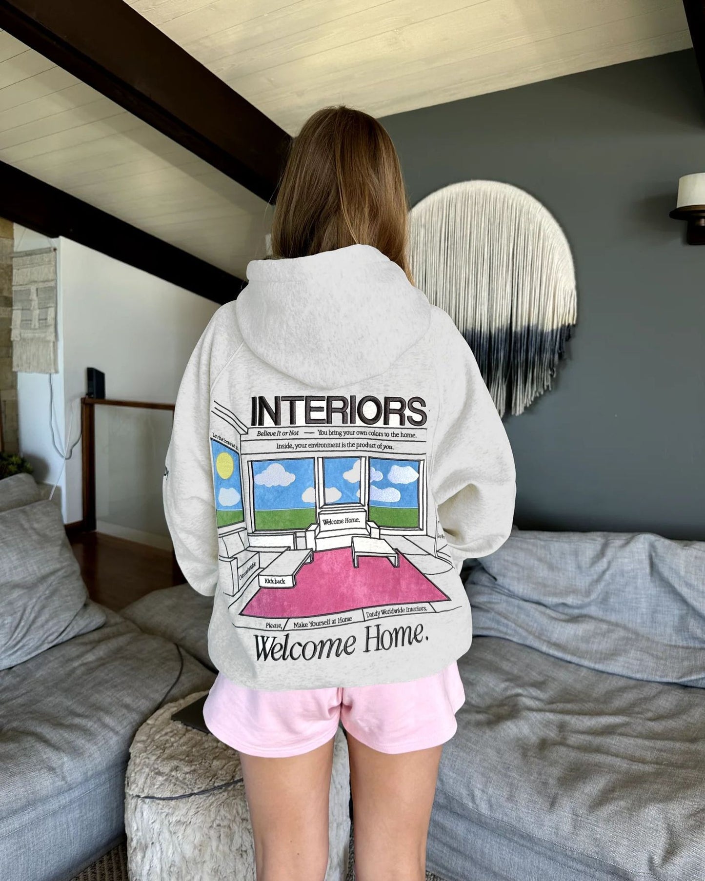 Embroidered hoodie