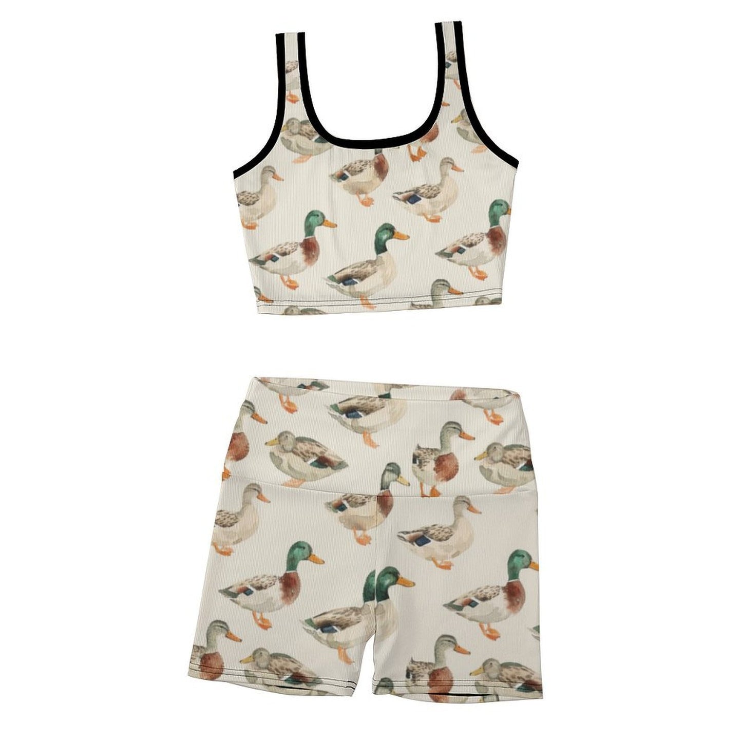 Custom Printed Yoga Vest Set(20-37)