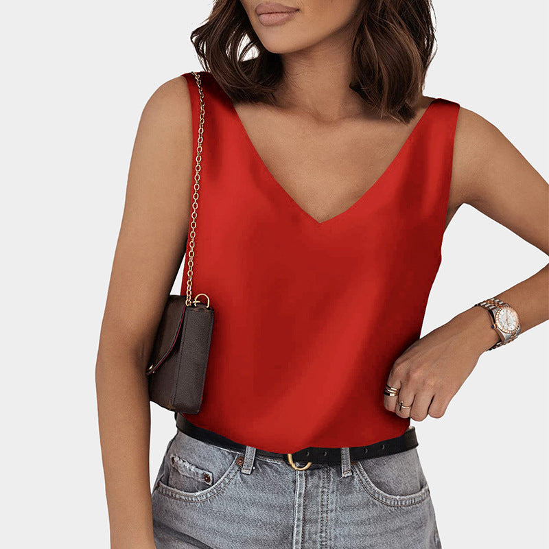 Summer New Versatile Sleeveless Top