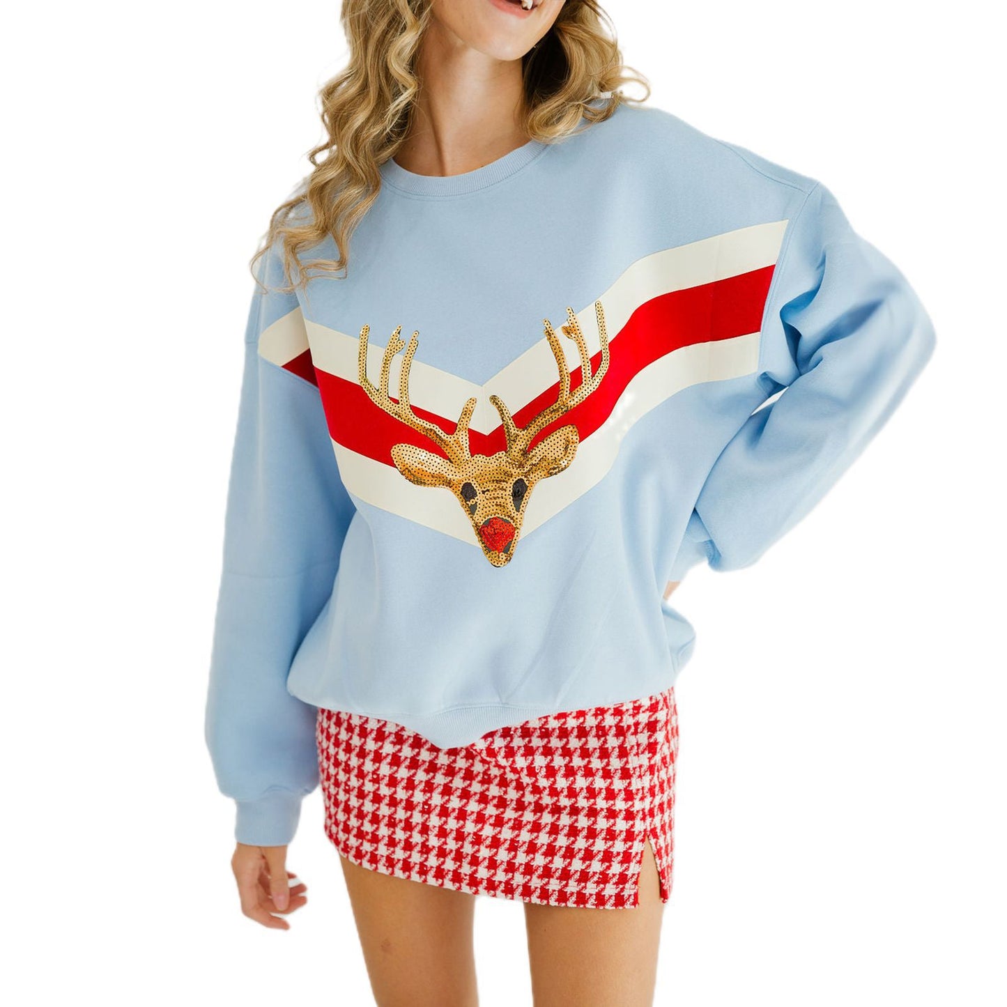 Casual and Stylish Long-sleeved Sweatshirt