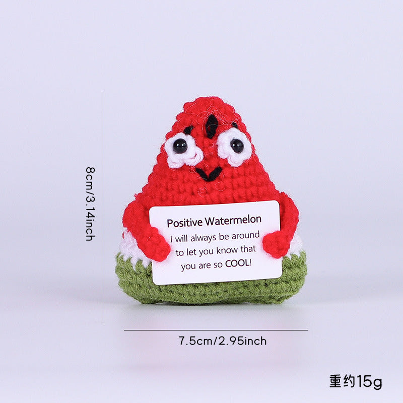 Funny Expression Potato Crochet Doll