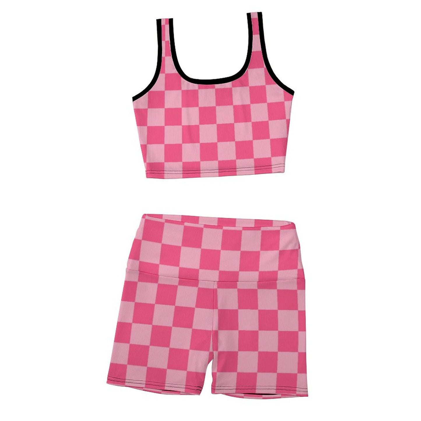 Custom Printed Yoga Vest Set(20-37)