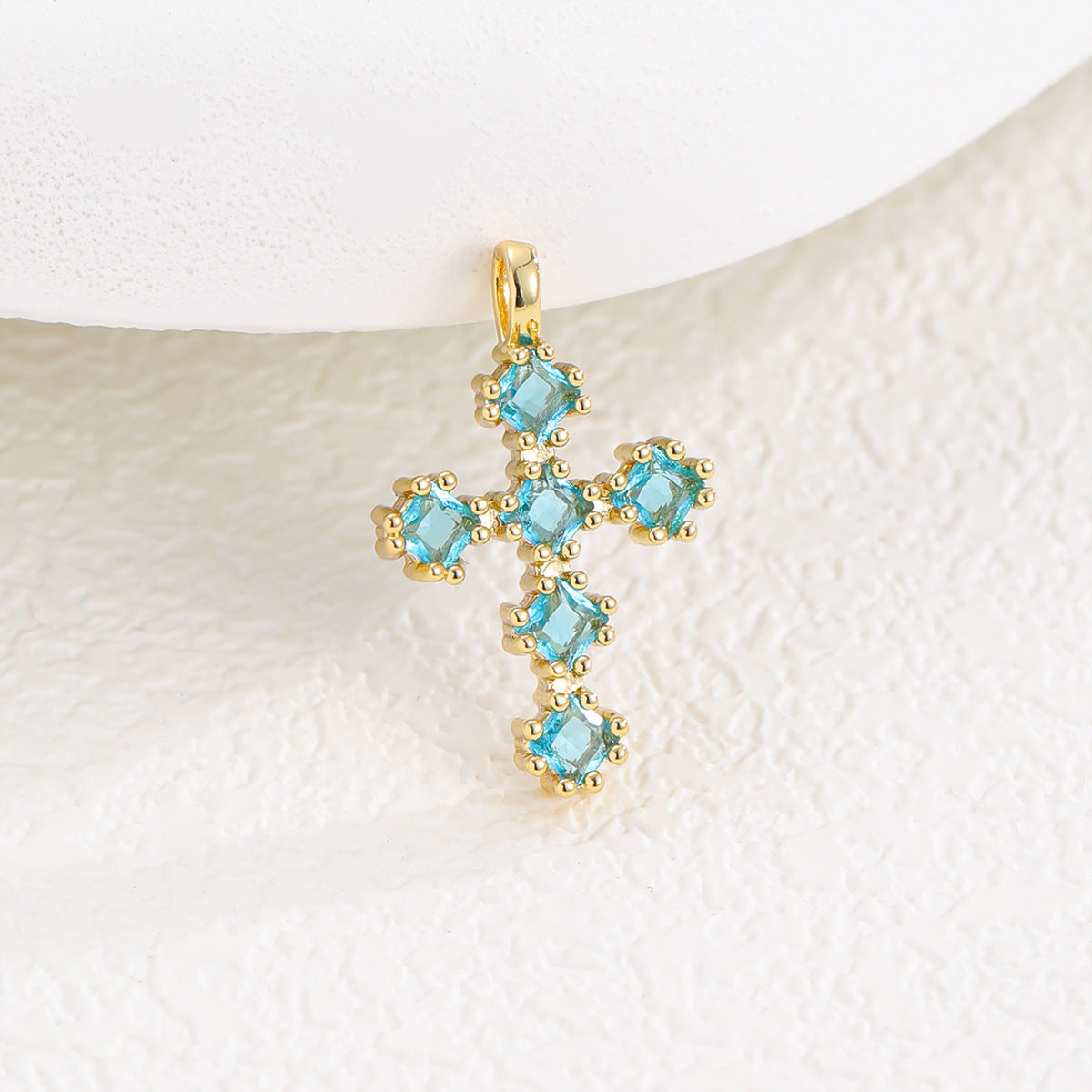 Zircon Cross Necklace