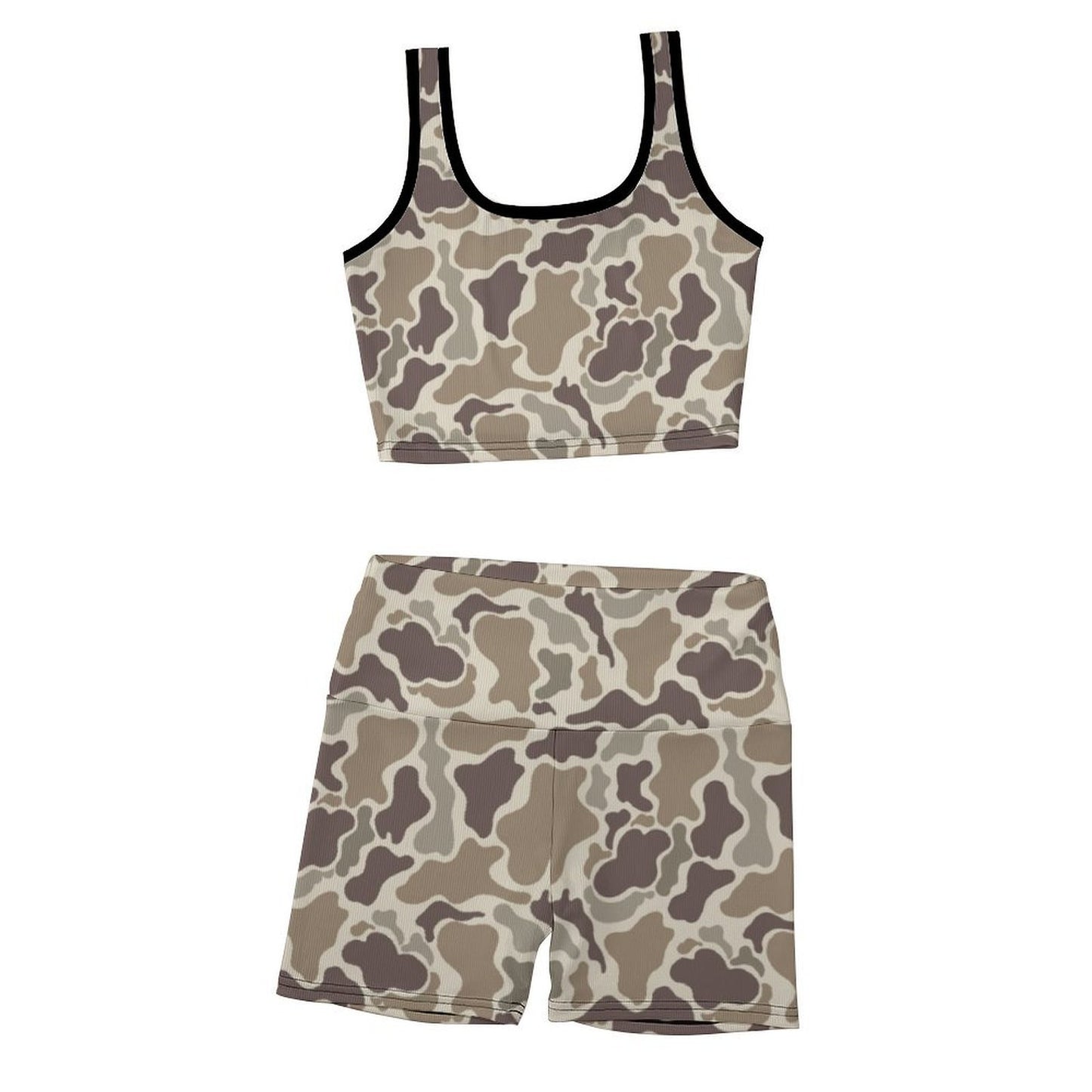 Custom Printed Yoga Vest Set(20-37)