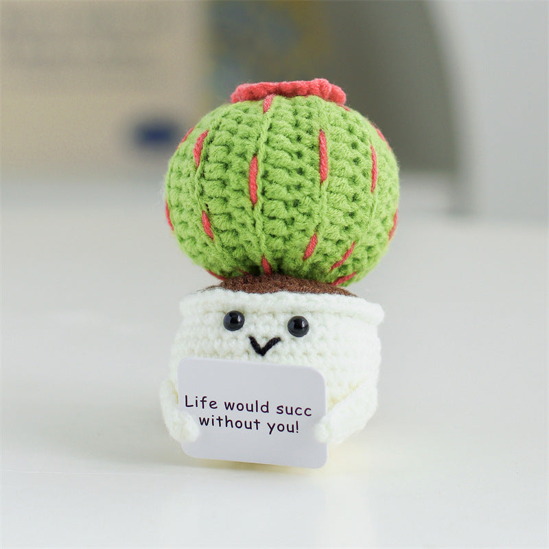 Funny Expression Potato Crochet Doll