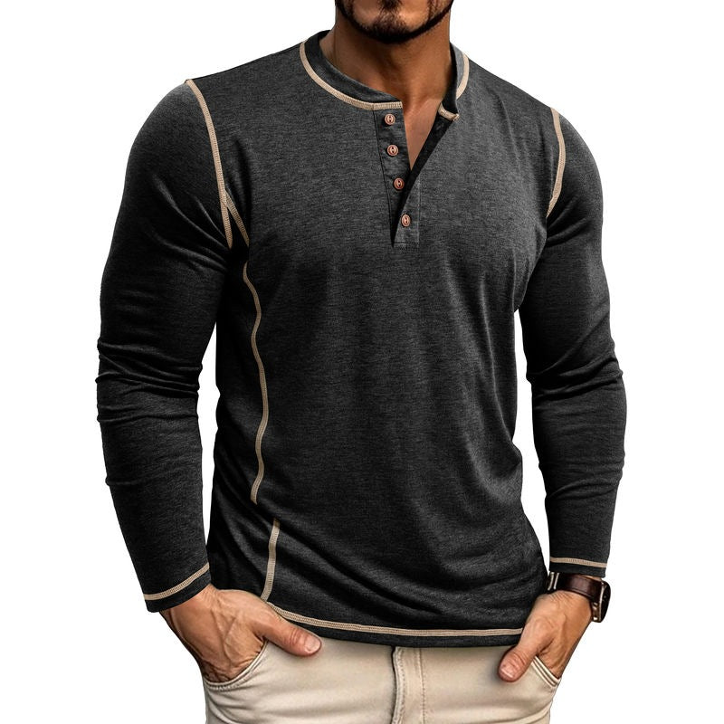 Men's Button Collar Top