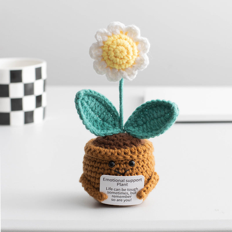 Funny Expression Potato Crochet Doll
