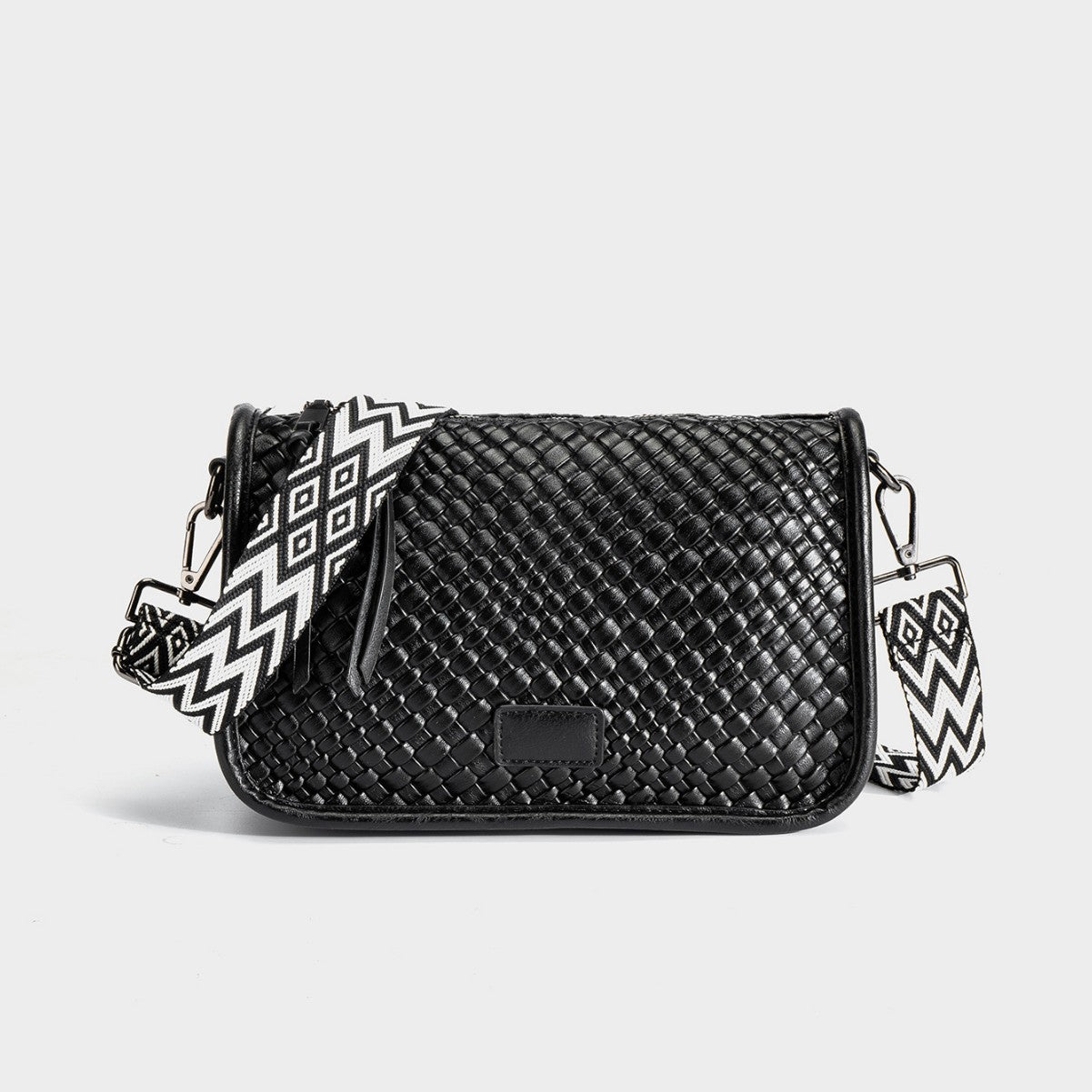 Retro Solid Color Crossbody Bag