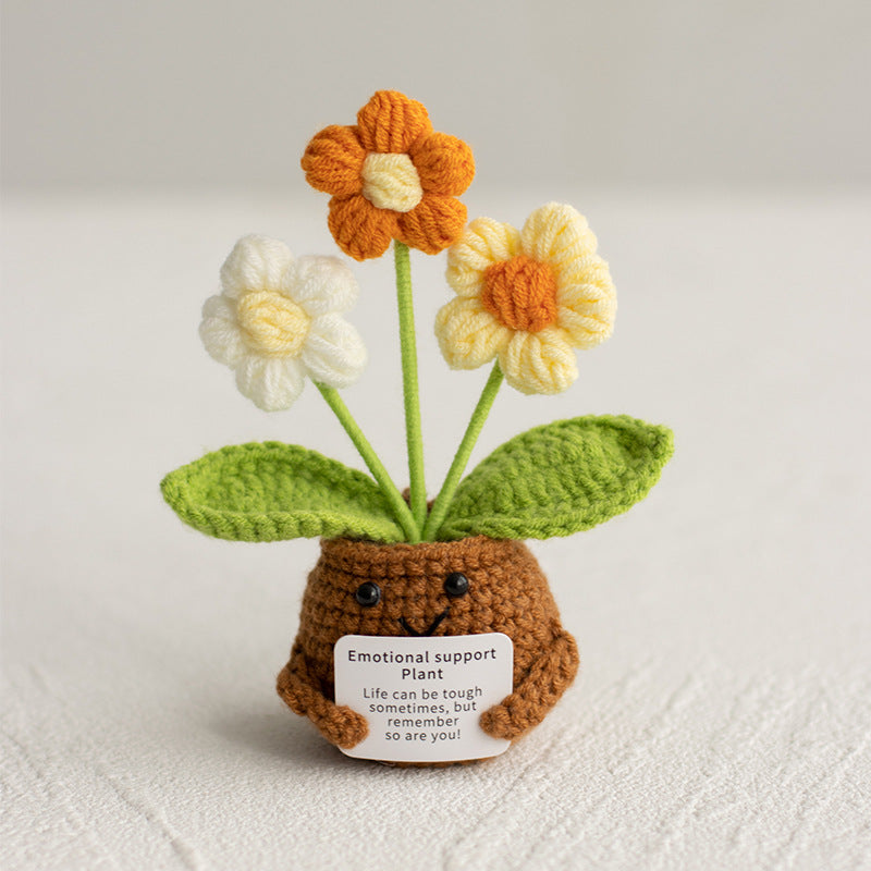 Funny Expression Potato Crochet Doll