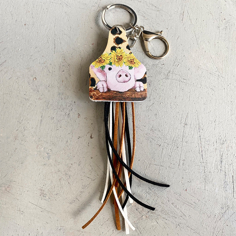 Western Style Animal Keychain|2PC