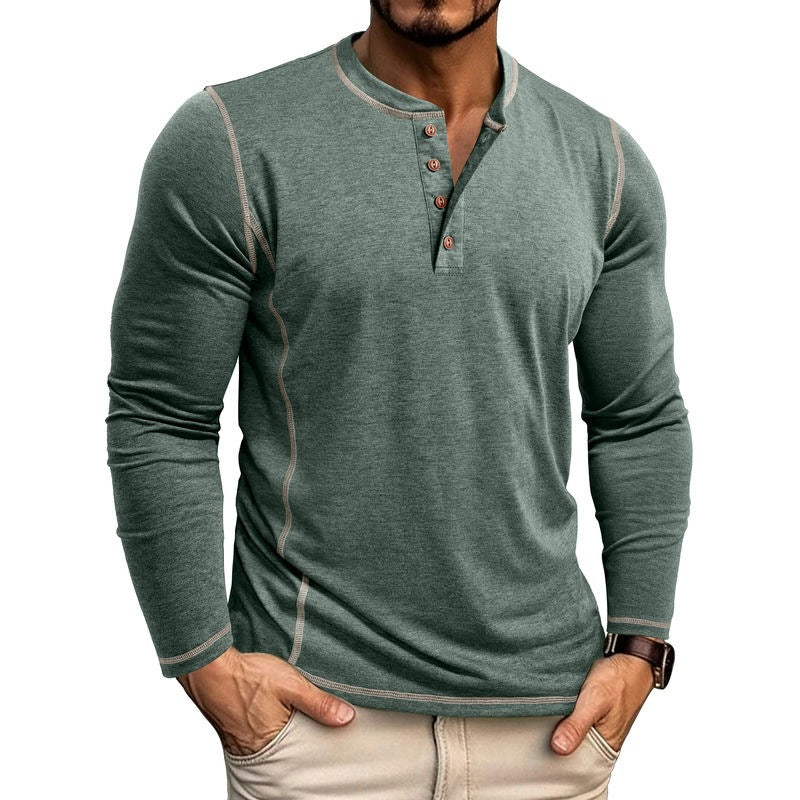 Men's Button Collar Top