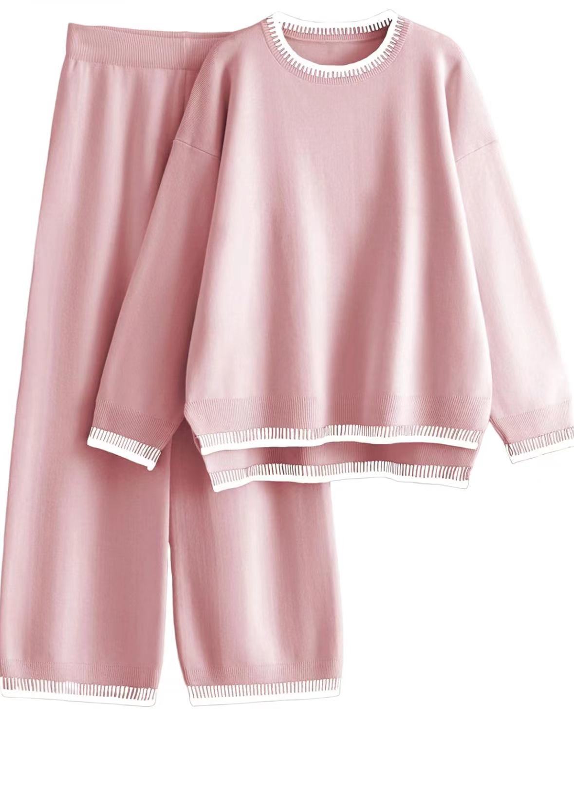 Casual Sweater Two Piece Set