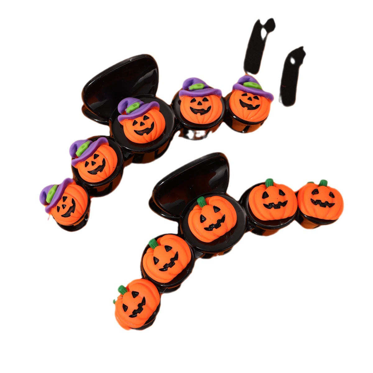 Halloween Pumpkin Head Hair Clip(MOQ3)