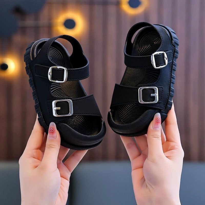 The Steph Buckle Kid Sandals