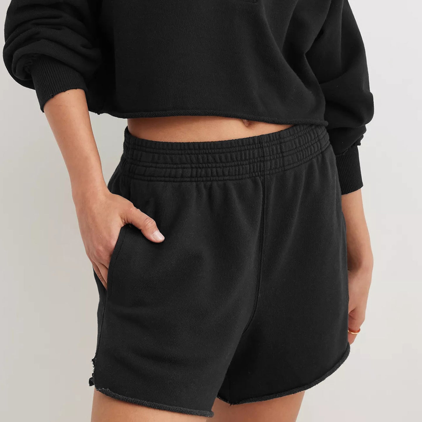 V-neck Pullover Long-sleeved Shirt