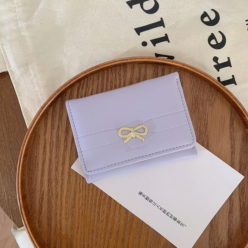 Lady's Purse With Bow Tie