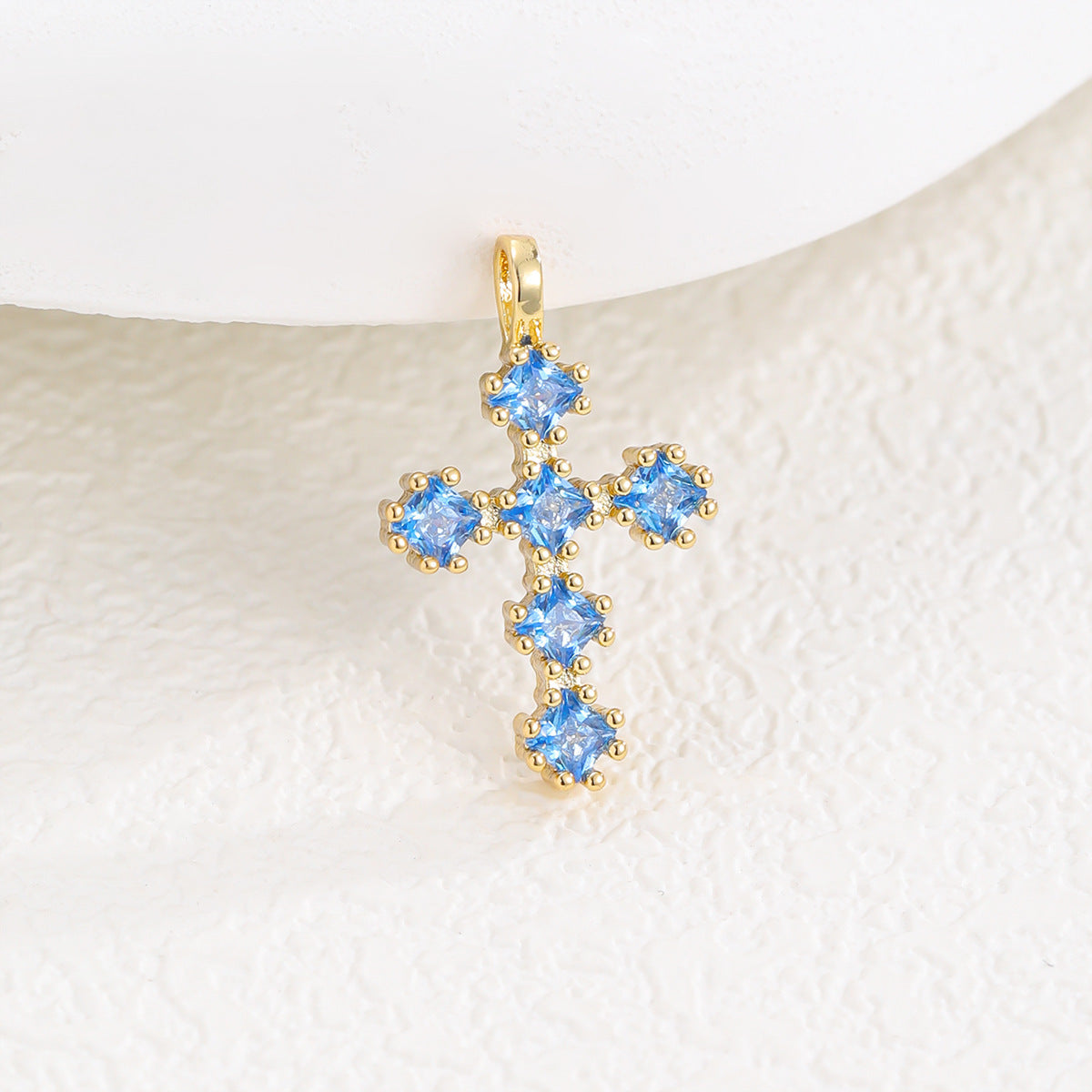 Zircon Cross Necklace