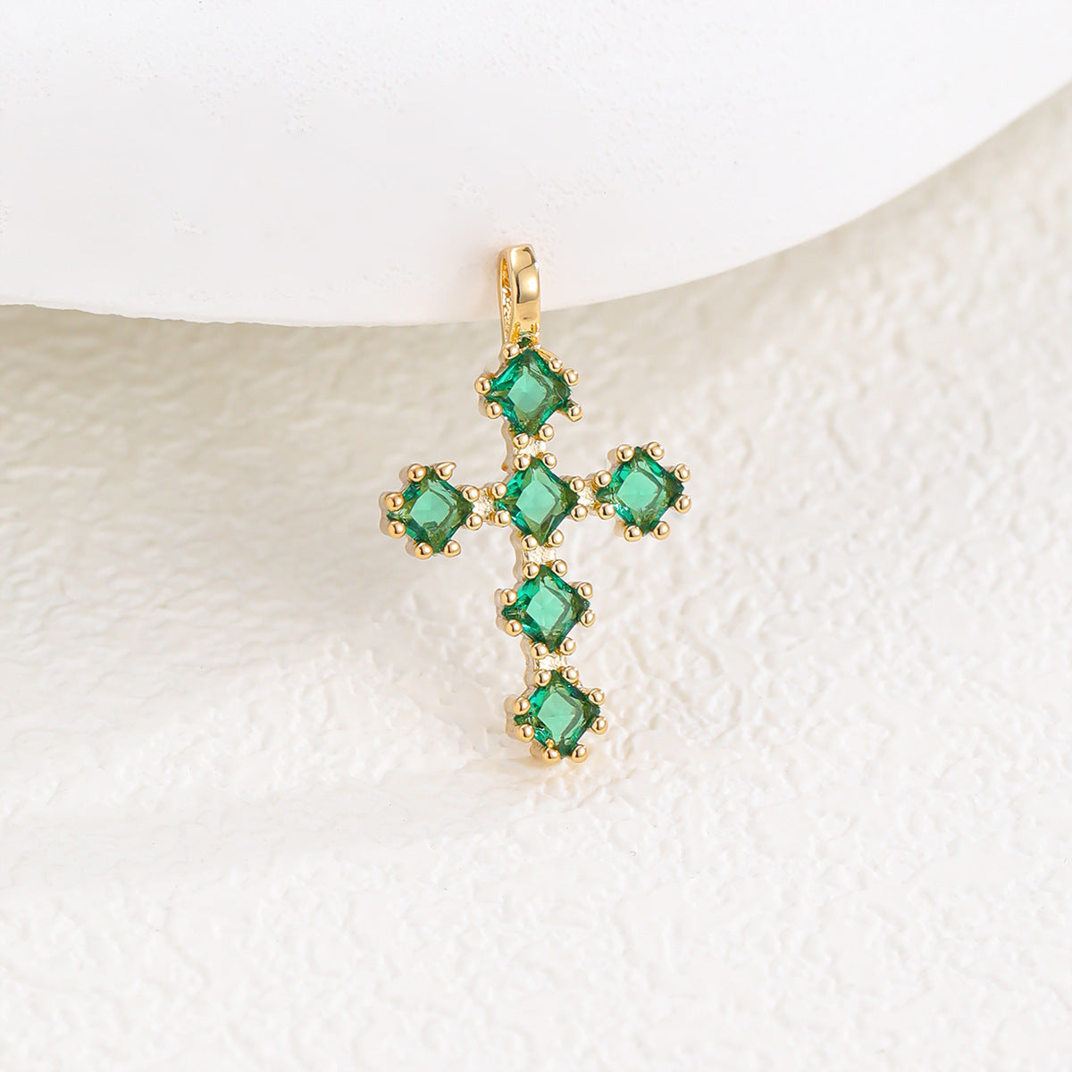 Zircon Cross Necklace