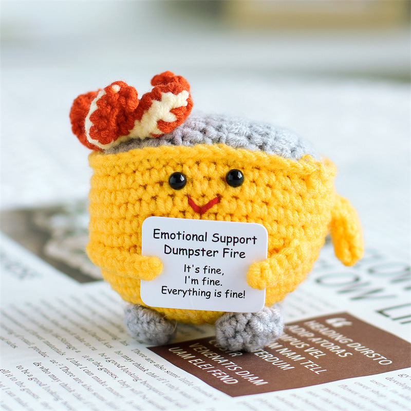 Funny Expression Potato Crochet Doll