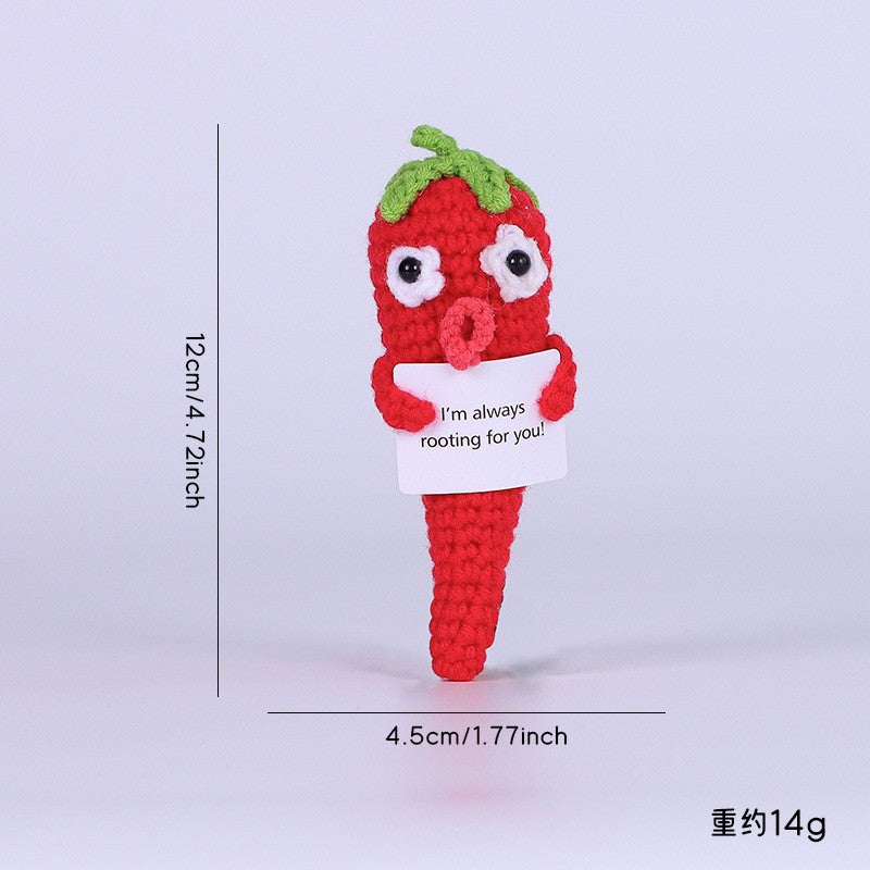 Funny Expression Potato Crochet Doll