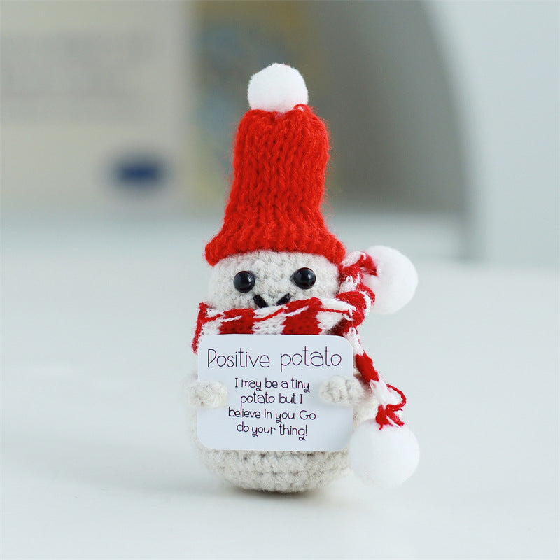 Funny Expression Potato Crochet Doll