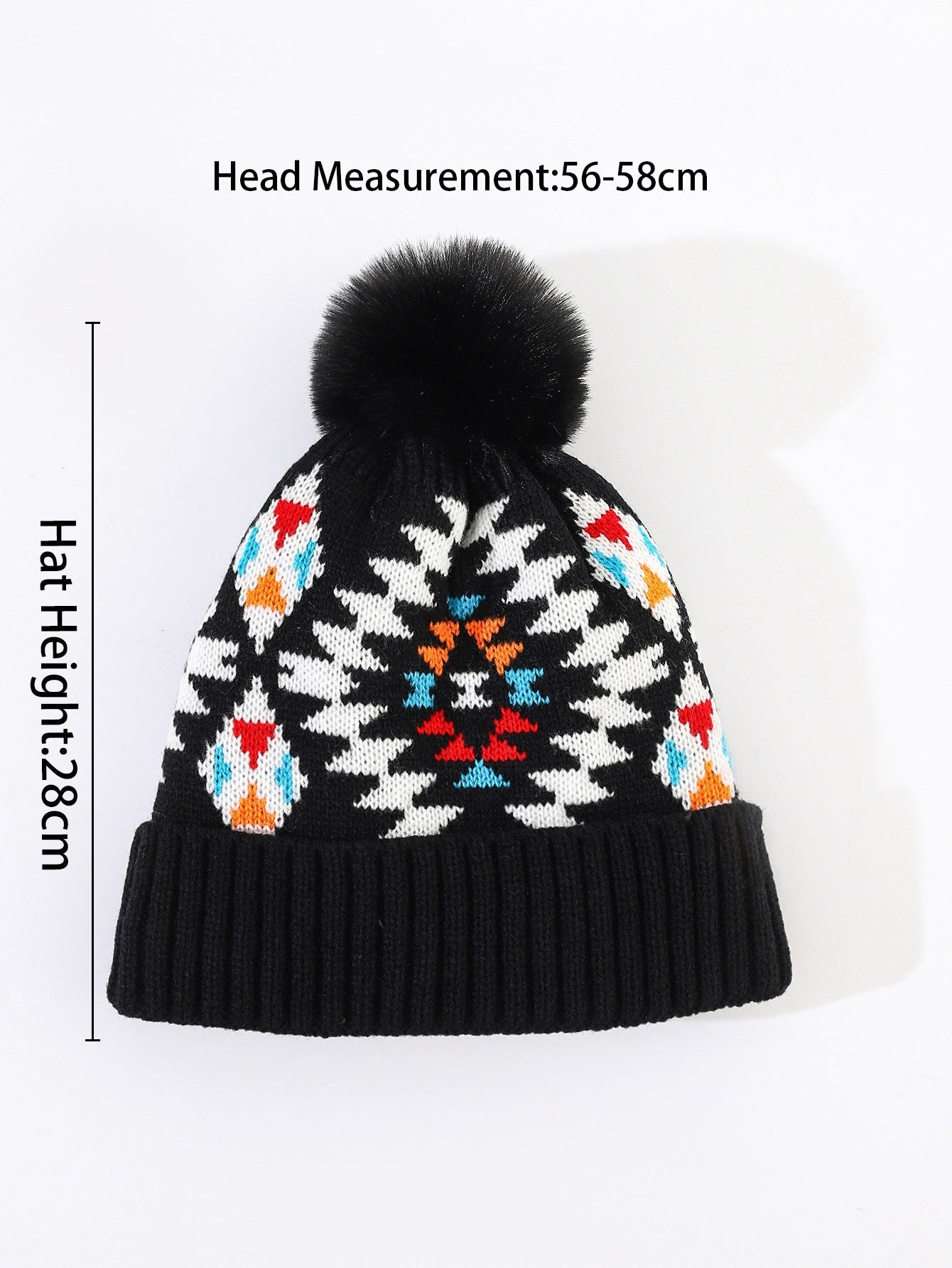 Ladies Print Thermal Knit Hat